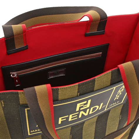 shopping bag fendi tessuto|fendi bag.